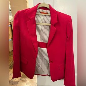 Women’s Alice + Olivia hot pink blazer. Size XS.